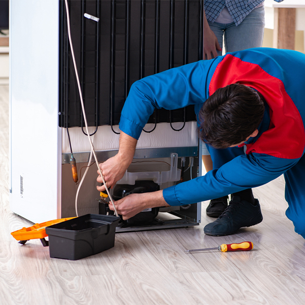 how much do you charge for refrigerator repair services in Sailor Springs Illinois